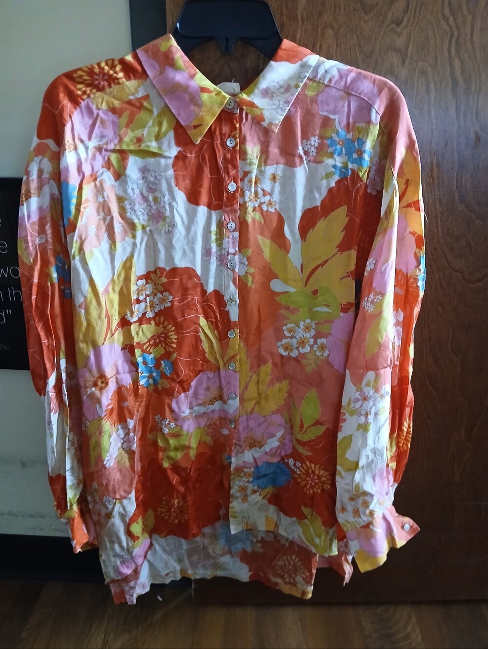 NWOT/ SPELL 'TYLER' long sleeve blouse